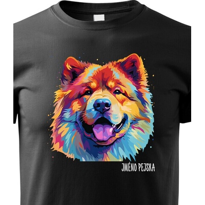 Dětské tričko Čau-čau ČernáCanvas Dětské tričko 2556