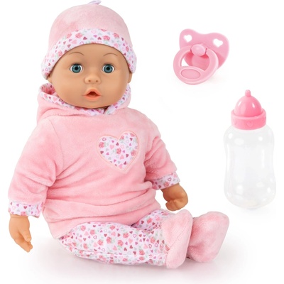 Bayer Design Miminko First Words Baby 38 cm světle růžové