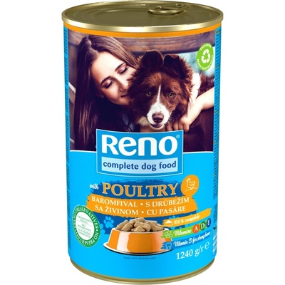 Reno Adult s kúsky s hydinou v omáčke 1240 g