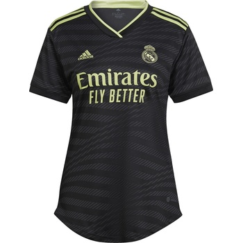 Image 1 of adidas Дамска футболна фланелка Adidas Real Madrid Third Shirt 2022 2023 Womens - Black