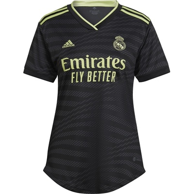 adidas Дамска футболна фланелка Adidas Real Madrid Third Shirt 2022 2023 Womens - Black