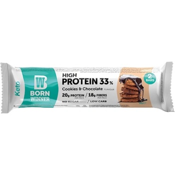 Born Winner Keto 33% High Protein Bar [60 грама] Бисквити с шоколад