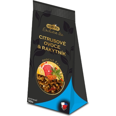 Vitto Tea CITRUSOVÉ OVOCE & RAKYTNÍK SYPANÝ 50 g