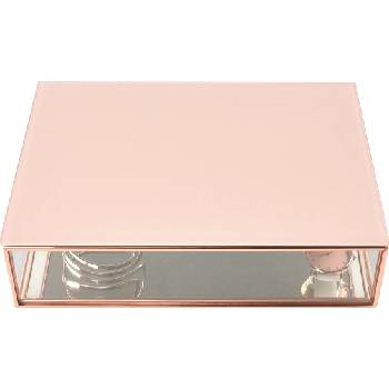Stackers Ковчеже за бижута Stackers стъклено голямо розово (73871)