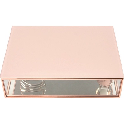 Stackers Ковчеже за бижута Stackers стъклено голямо розово (73871)