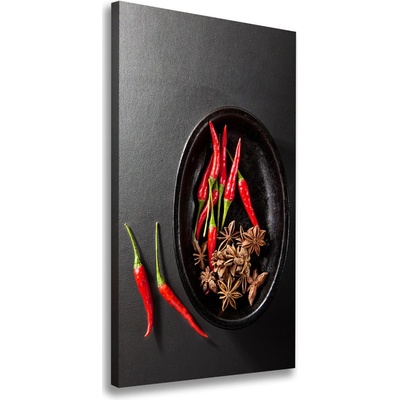 Vertikálny foto obraz na plátne Chilli papričky 50x100 cm
