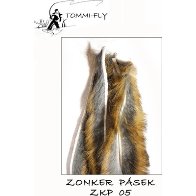 Tommi-Fly Zonkerový pásek 05 kastorex červeno hnědá