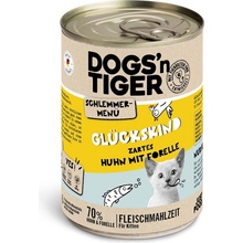 Dogsn Tiger gurmánske menu kuracie so pstruhom I Kitten 6 x 400 g