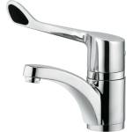 Kludi Medi Care - Смесител за умивалник с една ръкохватка и въртящ се излив, хром 341130534 (341130534)