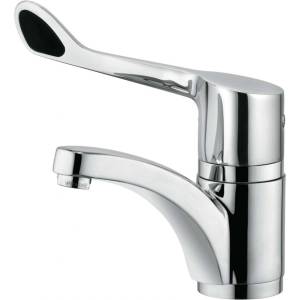 Kludi Medi Care - Смесител за умивалник с една ръкохватка и въртящ се излив, хром 341130534 (341130534)