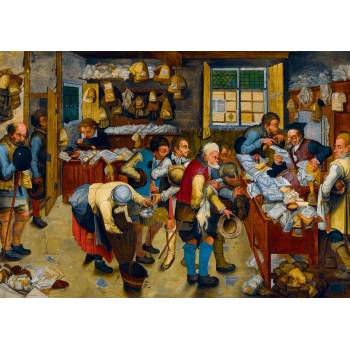 Bluebird Puzzle - Puzzle Pieter Brueghel the Younger - The Tax-collector's O - 1 000 piese