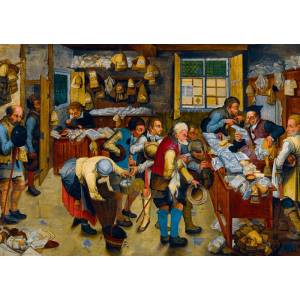 Bluebird Puzzle - Puzzle Pieter Brueghel the Younger - The Tax-collector's O - 1 000 piese