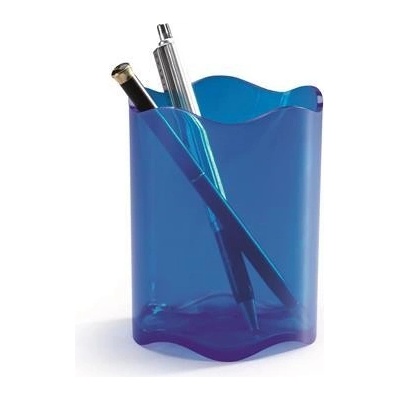 Držiak na písacie potreby, plastový, DURABLE, "Trend", priehľadná modrá