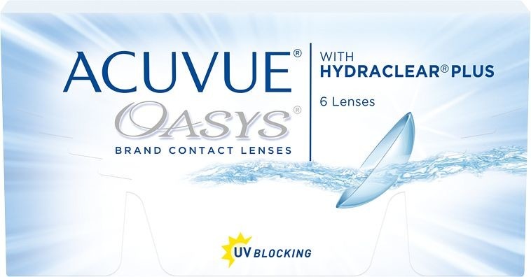 Tohle je absolutní vítěz srovnávacího testu - produkt ACUVUE® OASYS with HYDRACLEAR® PLUS 6 čoček