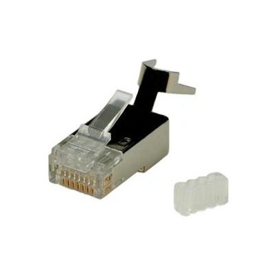 RJ45 krimplovací konektor tienený CAT6, STP, Massivkabel