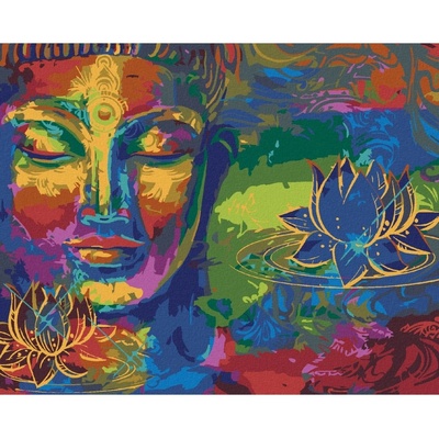 Zuty Malování podle čísel DUHOVÝ BUDDHA