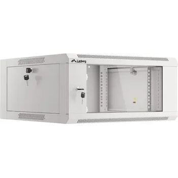 Image 1 of Lanberg Комуникационен шкаф, Lanberg rack cabinet 19" wall-mounted 4U 600 fast assembly (flat pack) grey (WFFA-5604-10S)