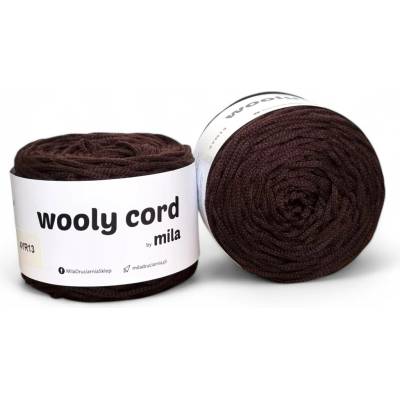 Mila Wooly cord Čokoládová