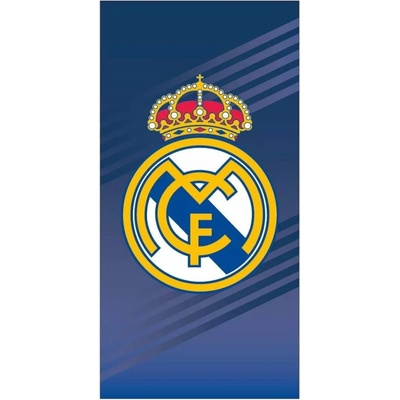 Cedrá futbalová osuška FC Real Madrid motív El Escudo 70 x 140 cm