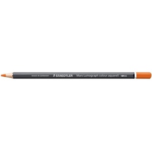 STAEDTLER Акварелен цветен молив, шестоъгълен, STAEDTLER "Mars Lumograph 104", оранжев 104-4 (104-4)