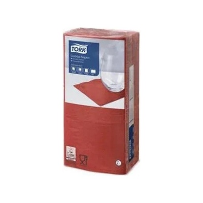 Tork servítky 1/4 ohyb 2V 23,8x24cm Advanced Cocktail červená