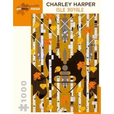 Jigsaw Charlie Harper Isle Royale Charley Harper 1000 dílků