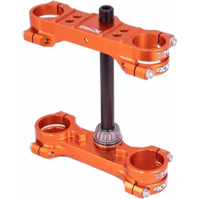 X-TRIG Triple clamps X-TRIG ROCS TECH 40504008 22mm pomarančová
