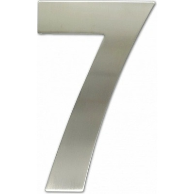 Číslica "7" fasádna 200mm NEREZ S Nerez