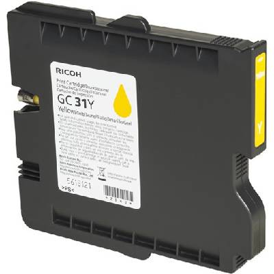 Ricoh Оригинален мастилен картридж ricoh Жълт gc-31y за af gx e3300n|e3350|e2600|e7700 1k "405691 (405691)