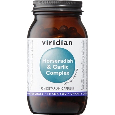 Viridian nutrition Horseradish a Garlic Complex 90 kapsúl