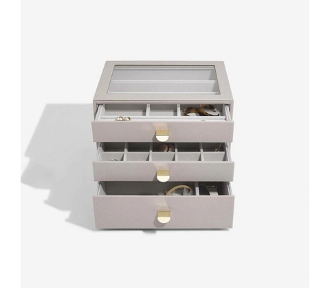 Stackers šperkovnice Taupe Classic set 3v1