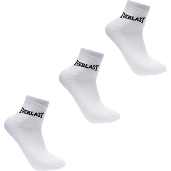 Image 1 of Everlast Мъжки чорапи Everlast Quarter Socks 3 Pack Mens - White