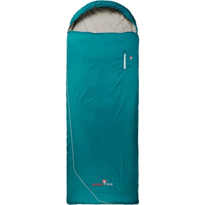 Grüezi bag Синтетичен спален чувал Grüezi Bag Wolle Camp Comfort Synthetic sleeping bag - Dark Petrol - размер bis 191 cm Körpergröße (514-1646-0112)