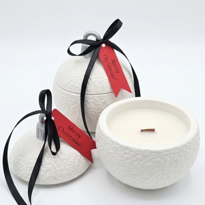 HARAHU Свещ Christmas Bauble Classic MINI - Бяла / Сребърна / Зимно вълшебство KP42106