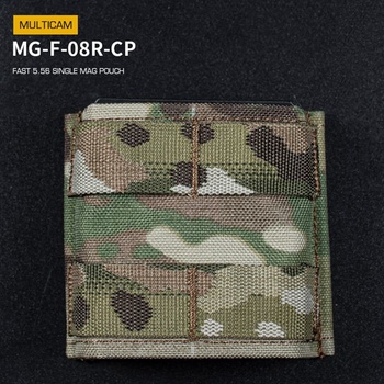 Wosport Fast type Single molle na 5.56 zásobníky M4/M16, krátká MC