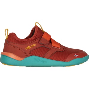 Trollkids Детски обувки barefoot Trollkids Kid's Bergen Hiker Barefoot shoes - Red Clay / Blue Coral / Mustard - размер 38 (EU) (702-4123-0624)