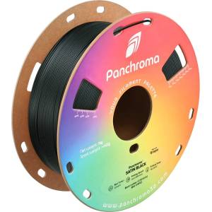 Polymaker PLA филамент Polymaker Panchroma Satin PLA, 1.75 mm, 1.0 kg, Black - 3dmall