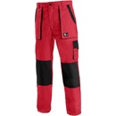 Pracovní oděvy Canis CXS Luxy Josef Pracovní kalhoty do pasu červená/černá