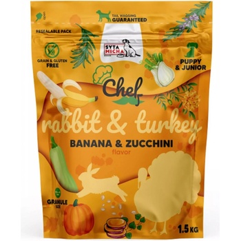 Syta Micha Chef Králik s morčacím Junior 1,5 kg