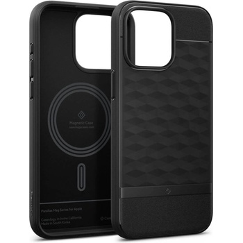 Image 1 of Spigen Magsafe Калъф за iPhone 15 Pro Max, Spigen Caseology Parallax, Черен (ACS06614)