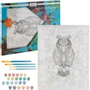 Grafix Malování podle čísel Sova