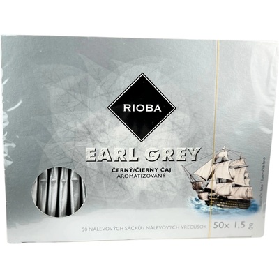 Rioba černý čaj Earl Grey 50 ks