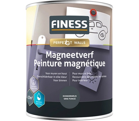 SPS Magnetická barva 1l, Vzhled mat, šedá