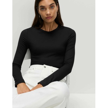 Marks & Spencer Топ с дълги ръкави в тясна кройка Marks & Spencer черен Marks & Spencer | Cheren | ЖЕНИ | 10
