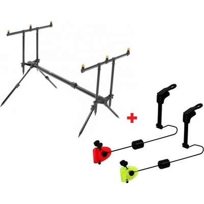 ZFISH Stojan Rod Pod Classic 3 Rods + 2x Indikátor záběru – Zboží Mobilmania