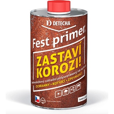 DETECHA Fest Primer - základný PU lak na kovy - transparentny - 0,8 kg