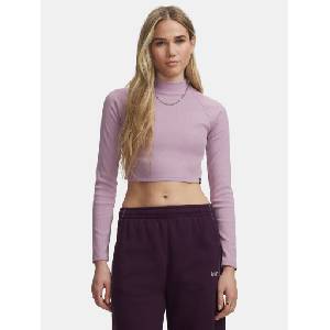 Under Armour Дамска тениска Under Armour UA RIV RIB MOCK LS Under Armour | Rozov | ЖЕНИ | XS