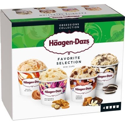 Häagen Dazs Favorite Collection Mini Cups 4x95 ml