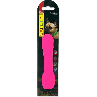 Dog Fantasy Svítící návlek na obojek LED růžový 15 cm