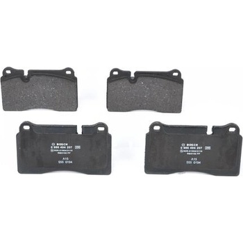 Sada brzdových platničiek, vždy 4 kusy v sade BOSCH 0 986 494 207 (0986494207)
